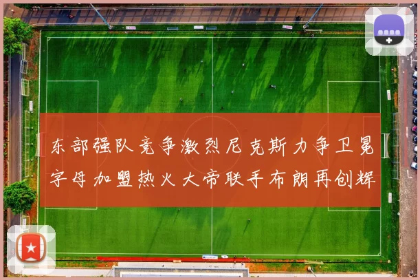东部强队竞争激烈尼克斯力争卫冕字母加盟热火大帝联手布朗再创辉煌